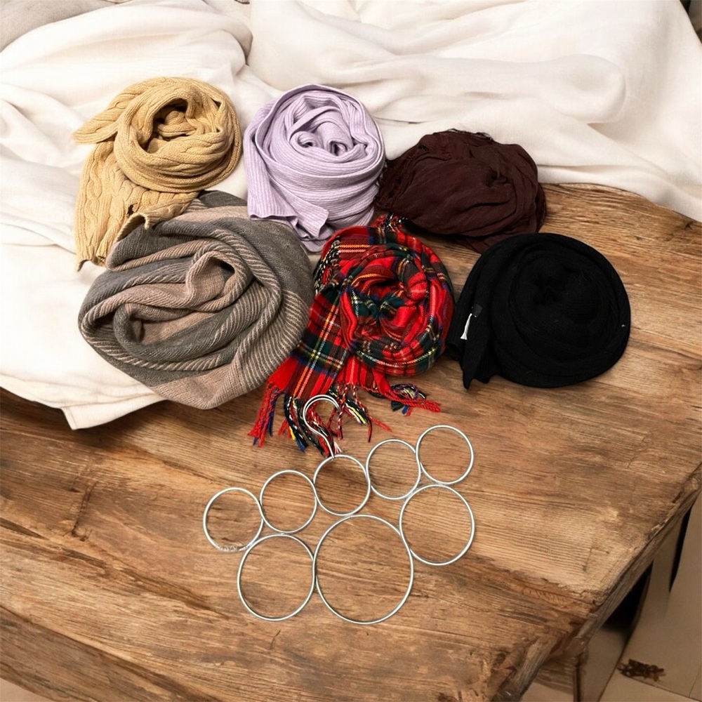 🧣 Stylish Scarf Bundle + Organizer! 🧣